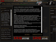 Tablet Screenshot of irg-world.com